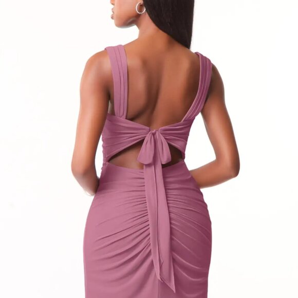 Azazie Jesaphine Dress vintage mauve A0 - Picture 2 of 4